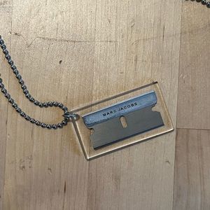 Like new MARC JACOBS Lil Wayne Razor Blade Necklace
